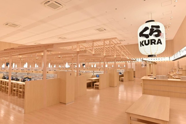 2020年1月にオープンした、くら寿司のグローバル旗艦店 浅草ROX（くら寿司の発表資料より）