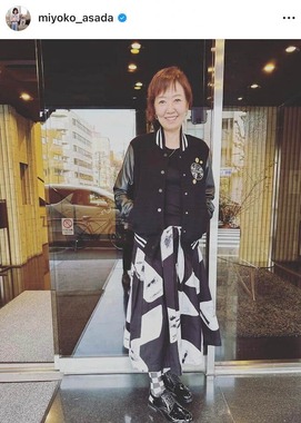 浅田美代子さんのインスタグラム（＠miyoko_asada）より

