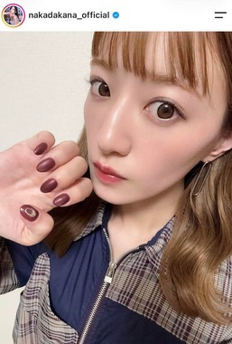 中田花奈さんのインスタグラム（＠nakadakana_official）より
