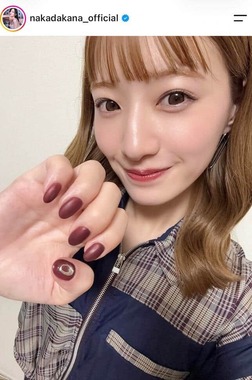 中田花奈さんのインスタグラム（＠nakadakana_official）より