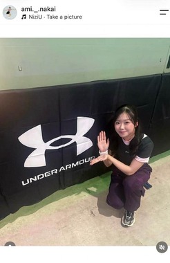 中井亜美選手のインスタグラム（＠ami._.nakai）より