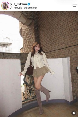 三上悠亜さんのインスタグラム（＠yua_mikami）より