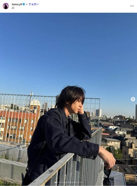 山下智久さんのインスタグラム（＠tomo.y9）より