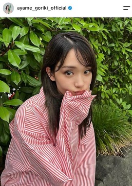 剛力彩芽さんのインスタグラム（＠ayame_goriki_official）より