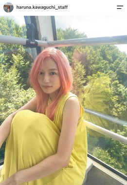 川口春奈さんのマネージャーのインスタグラム（＠haruna.kawaguchi_staff）より
