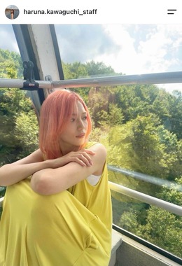 川口春奈さんのマネージャーのインスタグラム（＠haruna.kawaguchi_staff）より

