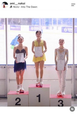 中井亜美選手のインスタグラム（＠ami._.nakai）より