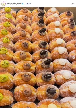PIECE OF BAKEの公式インスタグラム（＠piece_of_bake_donuts）より