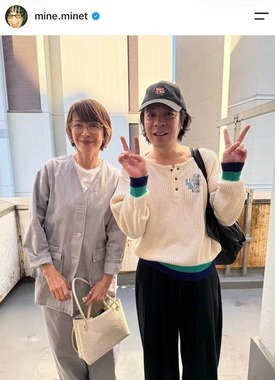 峯田和伸さんのインスタグラム（＠mine.minet）より