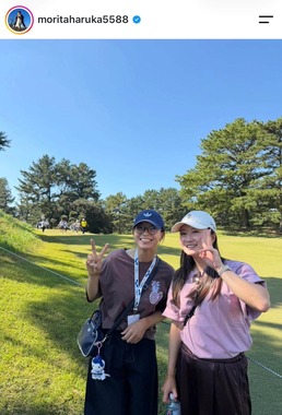 森田遥選手のインスタグラム（＠moritaharuka5588）より

