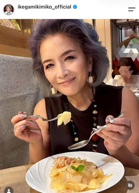 池上季実子さんのインスタグラム（＠ikegamikimiko_official）より