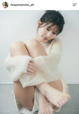 山本里菜1stフォトブック公式アカウント（＠rinayamamoto_ph）より