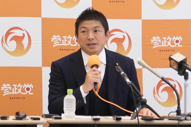 神谷宗幣代表（2025年9月撮影）

