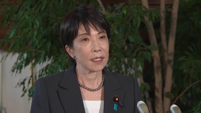 福田康夫元首相の死去を受けて報道陣にコメントする高市早苗首相（写真は首相官邸ウェブサイトから）