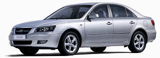 現代自動車の「ソナタ」。05年9月に日本でも発売された