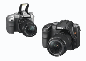 ソニーが発売するデジタル一眼レフカメラ「α100『DSLR-A100』」
