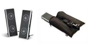 ロジクールが発売する「V10　Notebook　Speakers」