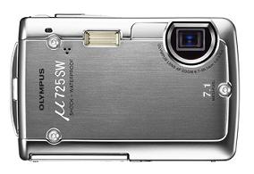 オリンパスが発売するコンパクトデジタルカメラ「μ　725SW」
