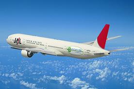 日本航空が6月に就航させる「チーム・マイナス6%」特別塗装機