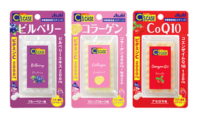 アサヒフードアンドヘルスケアのサプリメント入り菓子