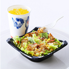 マクドナルドが発売する「サラダディッシュ“グリルチキン”ドリンクセット」