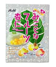 アサヒフードアンドヘルスケアが発売する「みごとなフルーツ杏仁」