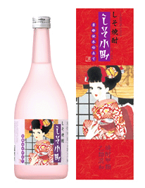 宝酒造が発売する焼酎「しそ小町」