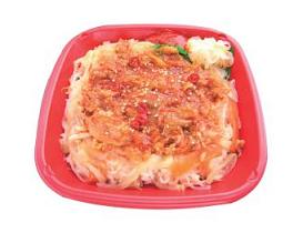 ローソンが発売する「おかいどぎゅ～ん丼」