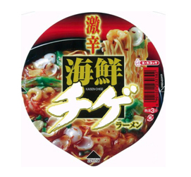 「激辛海鮮チゲラーメン」スリーエフとミニストップ