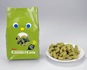 東ハト　キャラメルコーン　新茶