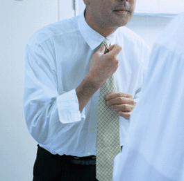 ビジネスマンは、ネクタイにかなりの愛着を持っている