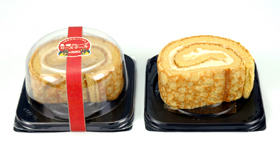 黒糖クレープロールケーキ