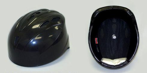 アシックスが発売する保冷剤を装着できる硬式野球の捕手用ヘルメット