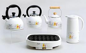 「プー＆フレンドシリーズ」の電気たこ焼き器など