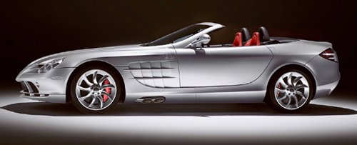 ダイムラー・クライスラー日本が発売した「メルセデス・ベンツSLR マクラーレン ロードスター」