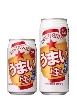 “第三のビール” 「うまい生」の売れ行きが好調だ