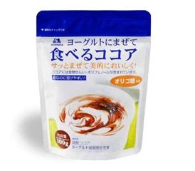 森永から新発売の「ヨーグルトにまぜて食べるココア」