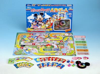 タカラトミーが発売する「ミッキーマウス 人生ゲーム」