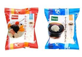 夏の定番スイーツをイメージした「あんみつはじめました」「コーヒーゼリーはじめました」