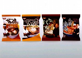 日清食品からチルド麺「有名ラーメン店シリーズ」4品