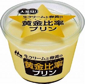 ナムコと森永乳業が共同開発した「黄金比率プリン」