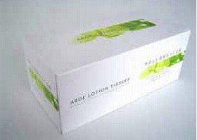 空気清浄効果のあるティシュー。「クレシア　アロエローションティシュー」am/pmより販売