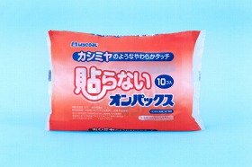 カシミヤのような柔らかさを再現　「貼らないオンパックス　ソフト」　エステー