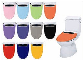 プチリフォームで明るくポップなトイレに　INAX「PASSO Colors」（写真の便器・タンクは別売品）