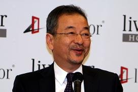 「新生LD」への意気込みを語る平松庚三・LDH社長