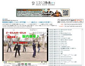 ニコニコ動画では簡単な操作で動画上にカラフルなコメントをつけることができる