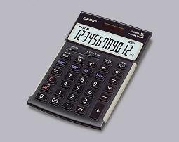 カシオ計算機が発売する電卓「JS-20WK-BK」