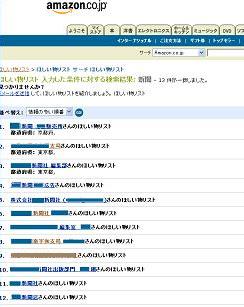 アマゾン「ほしいものリスト」は不特定多数に公開されていた