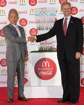 マクドナルドとコカ コーラ 元気の源は パートナーシップ J Cast ニュース 全文表示