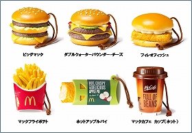 マクドナルドの定番商品を本物そっくりに再現